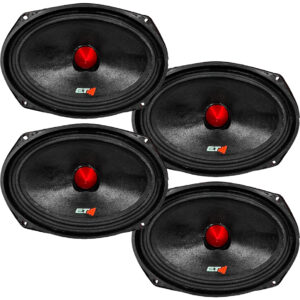 4 Alto Falantes 69 Etm 125w Rms Trio Goiano Som Automotivo