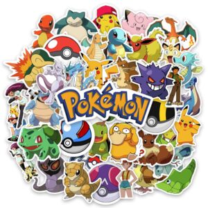 40 Adesivo Variado Pikachu Bulbasaur Charmander Dragonite Mewtwo