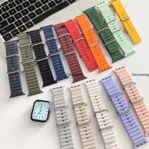 42 Cores Pulseira Oceânica Para Relógios Apple Série 8 ultra 49mm