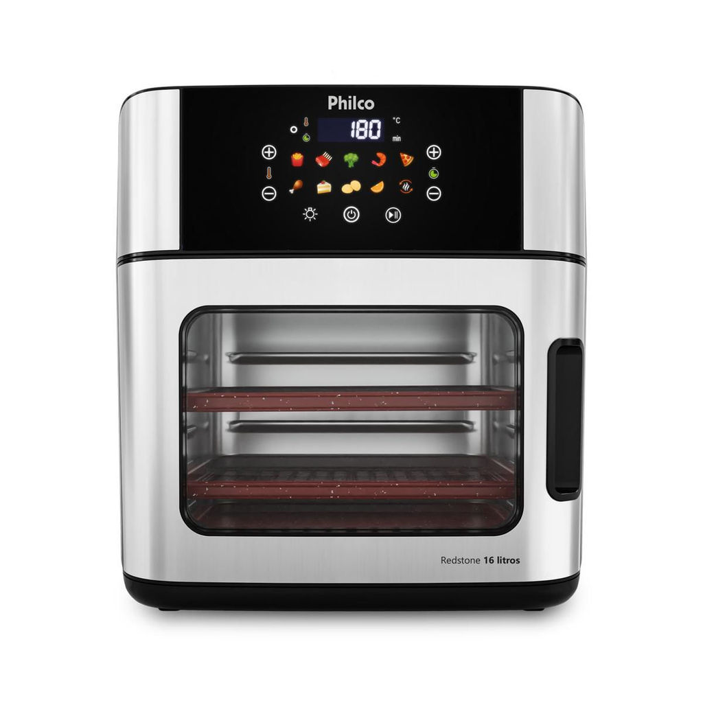 Air Fryer Oven Philco 16L 4 em 1 Painel Digital PAF16A