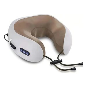 Almofada Massageadora Pescoço USB Recarregável Espuma Memory Form