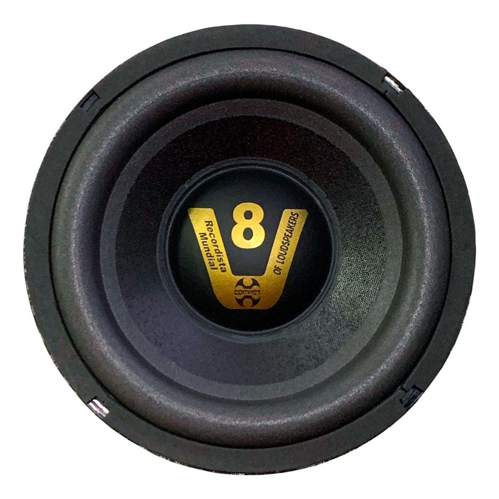 Alto Falante Compet 8 Polegadas Subwoofer 200w rms 4 Ohms Som