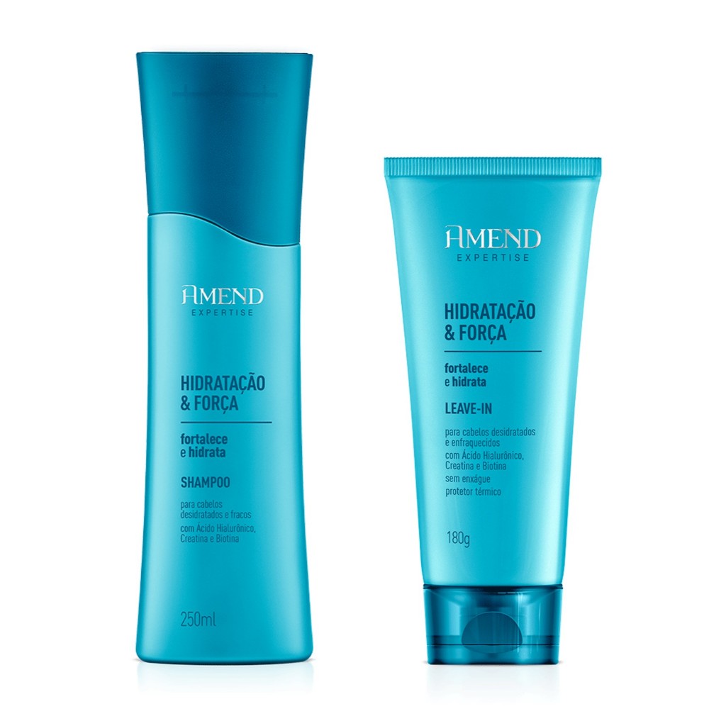 Amend Kit Hidratação e Força Shampoo 250ml Leave-in 180g