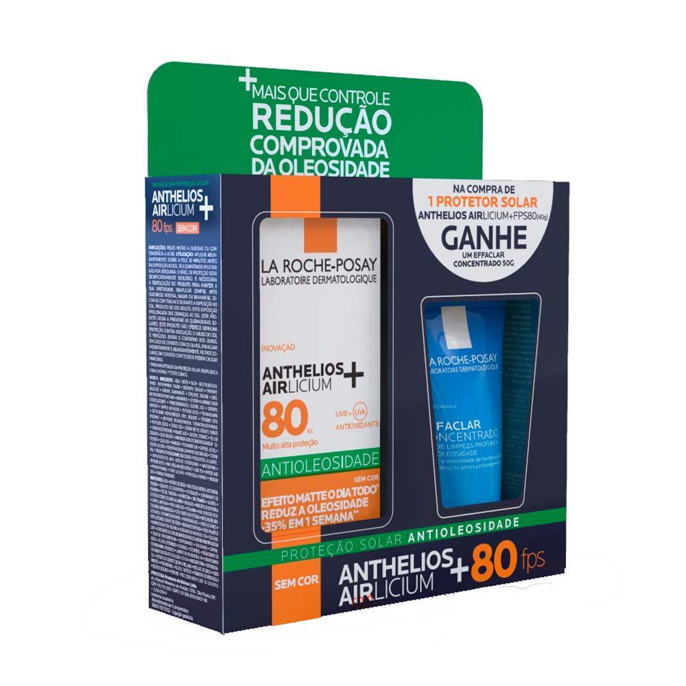 Anthelios Airlicium FPS80 Protetor Solar Sem Cor Antioleosidade 40g e — Skincare