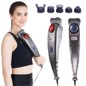 Aparelho Massageador Elétrico Corporal 5 Ponteiras Hammer Plus