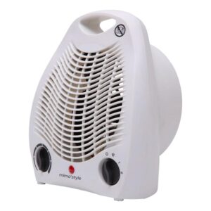 Aquecedor de Ambiente Portátil a Ar Ventilador Quente Branco 3 em 1