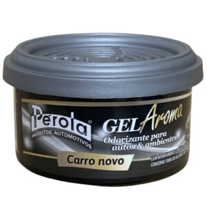 Aromatizante Perola Aroma Gel Carro Novo 60G Perfume Carro em Gel
