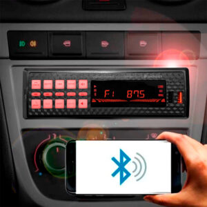 Auto Radio Som Automotivo Bluetooth Mp3 Player Fm Usb Pen Drive Aux