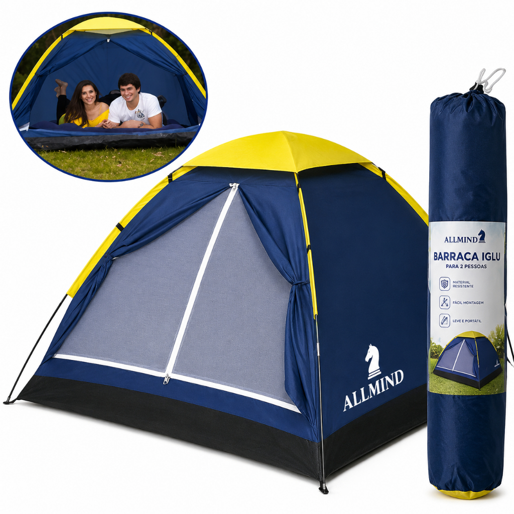 Barraca Camping 2 Pessoas Barraca De Acampamento A Prova D'Água