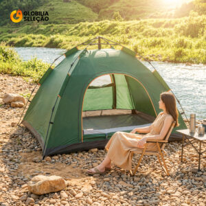 Barraca Camping Automático Manual Pessoas Barraca De Acampamento A