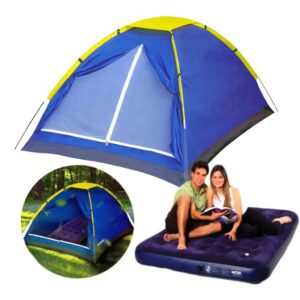 Barraca Camping Mor Iglu 2 Pessoas Colchão Casal Inflável