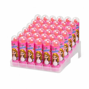 Batolito Colorê Doce e Brinquedo Sabor Morango Display Com 30 Unidades