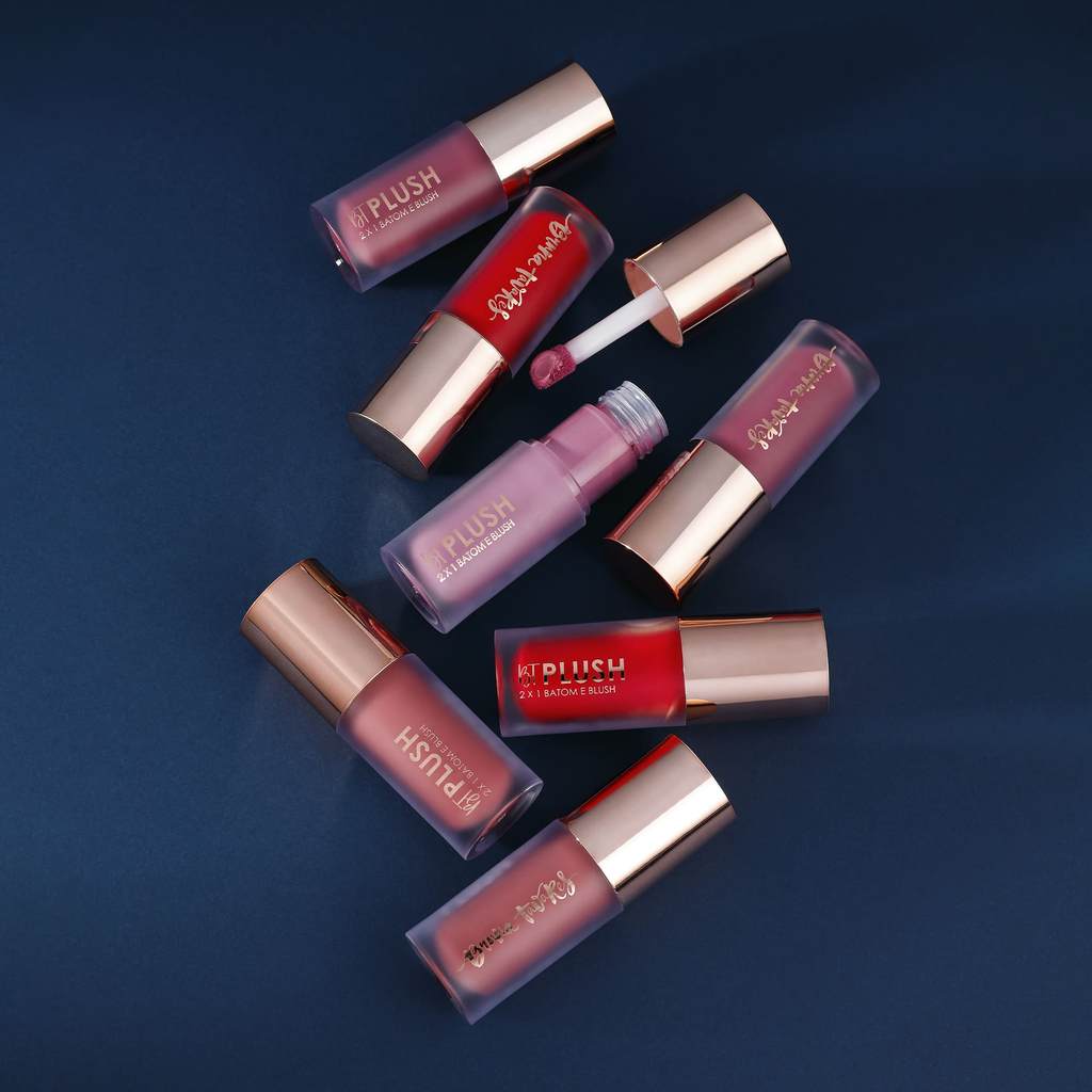 Batom e Blush BT Plush Bruna Tavares
