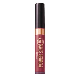 Batom Líquido Matte Avon Power Stay 16h Cor Nude Malva