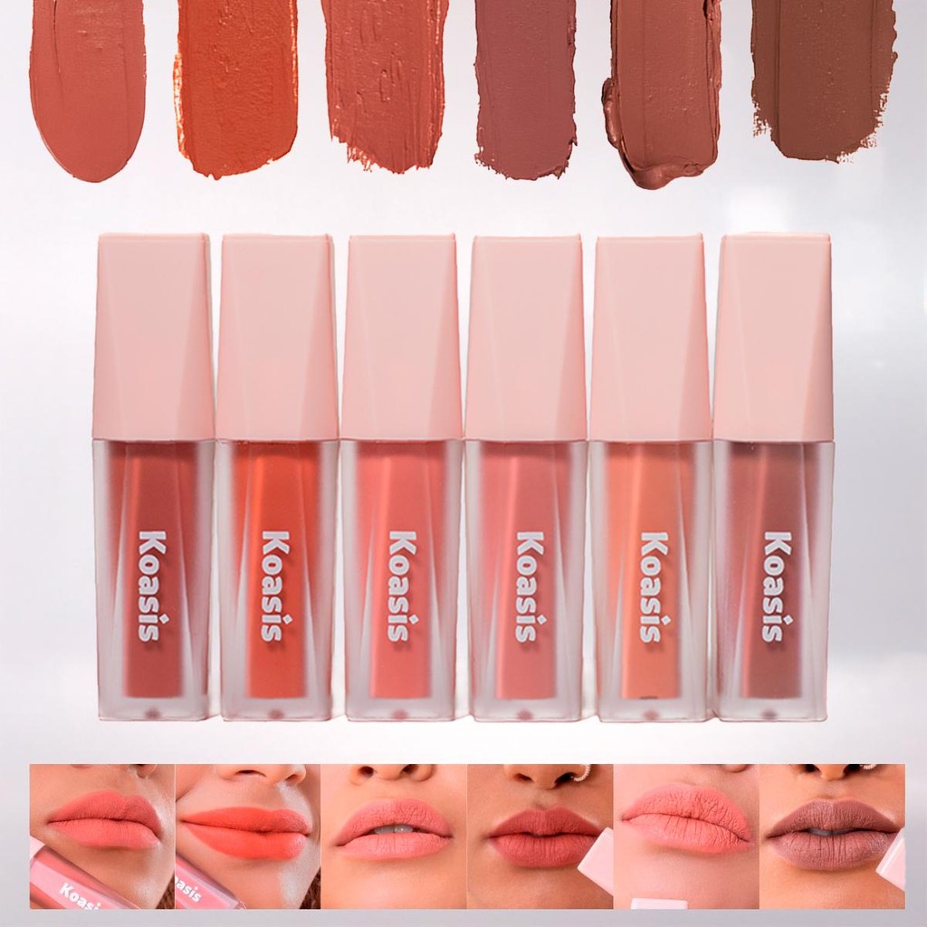 Batom Líquido Matte Cremoso Elegante Longa Duração Koasis