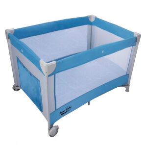 Berço Chiqueirinho Desmontável Mochila Azul Prime Baby