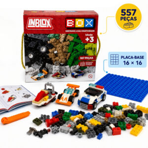Blocos de Montar Inblox 557 Peças Educativo Construção Criativa