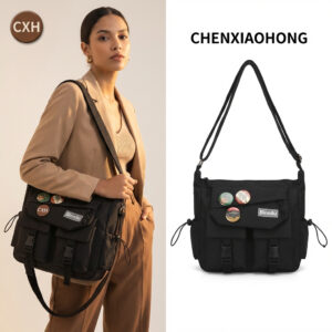 Bolsa Horizontal de Grande Capacidade para Homens e Mulheres, Bolsa