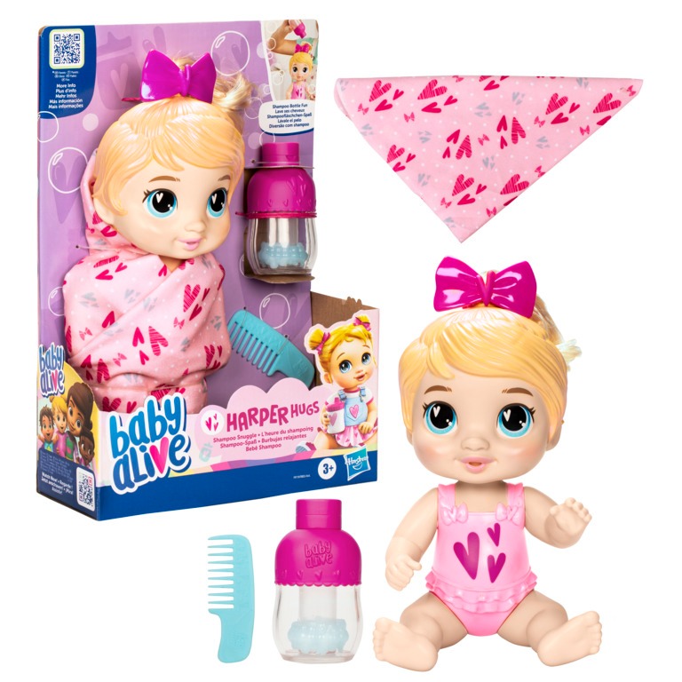 Boneca Baby Alive Bebê Shampoo Loira Hasbro