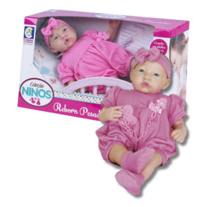Boneca Coleção Ninos Reborn Pesadinho Menina Cotiplás Bebê Reborn