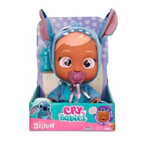 Boneca Cry Babies Stitch Fantasia Interativo Brinquedo Multikids