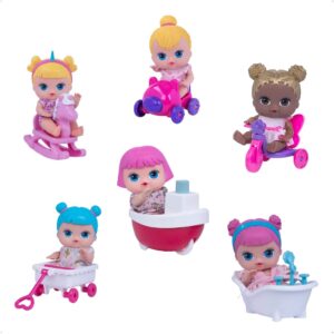 Brinquedo Boneca Lil Cutesies Sortido em Vinil 19cm com Chupetinha