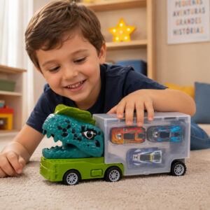 Brinquedo Carrinho Caminhão Dino C 3 Carrinhos De Fricção Para