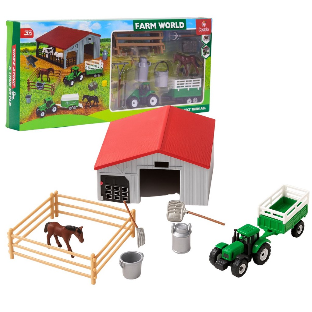 Brinquedo Conjunto Cenário Fazendinha Castela