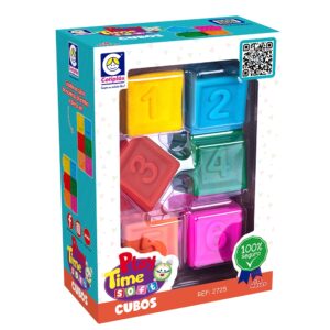 Brinquedo Educativo Play Time Soft Cubos Vinil