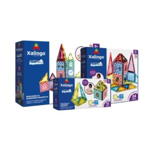 Brinquedo Infantil Brincando de Engenheiro Magnético Xalingo