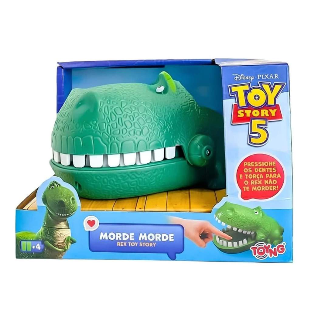 Brinquedo Infantil Jogo Mordida Feroz Rex Disney Toy Story 5 Toyng