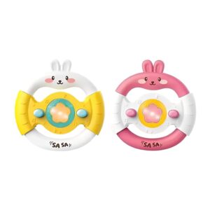 Brinquedo Infantil Volante Coelhinho com Luz e Som Sortido e Unitário