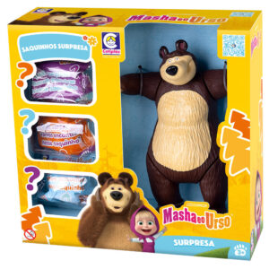 Brinquedo Urso Surpresinhas Masha e Urso