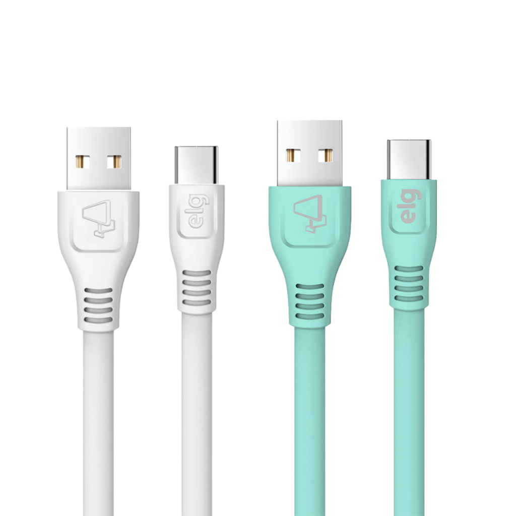 Cabo USB Tipo-C Carregador, Carga Rápida 15W 3A, Flat