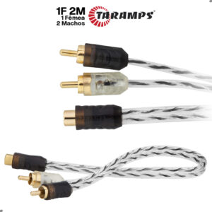 Cabo Y 1F 2M 1 Fêmea 2 Machos Injetado Rca Flexível Transparente