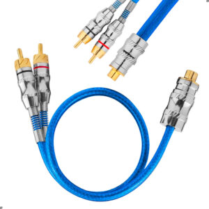 Cabo Y 1F2M 1 Fêmea 2 Machos Rca Som Automotivo Blindado Dupla