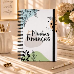 Caderneta Controle Financeiro Caderno Anotações Minha Finança Ganhos