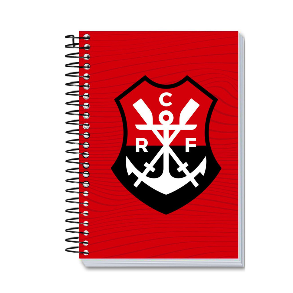 Caderno 20 Matérias Universitário 320 Fls Flamengo Capa:Remo Vermelho