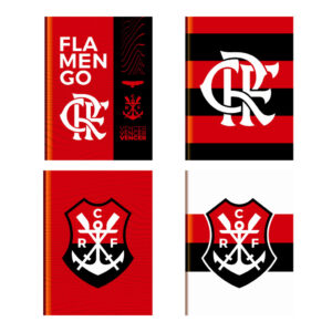 Caderno Brochura Universitário 80 Folhas Flamengo