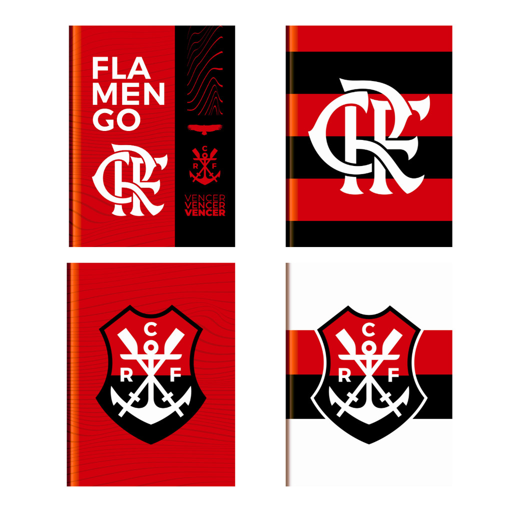 Caderno Brochura Universitário 80 Folhas Flamengo
