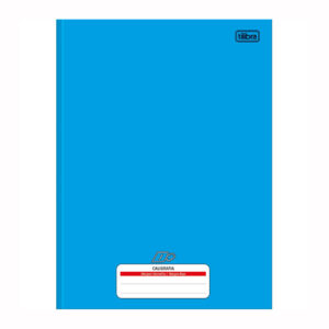 Caderno brochurão capa dura universitário caligrafia 96 folhas D Mais