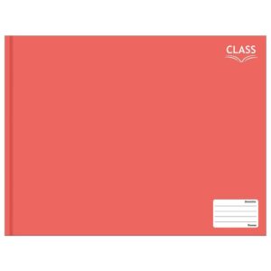 Caderno Cartografia e Desenho 24,8x19cm Brochura 96 Folhas Class Verm