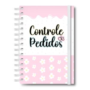 Caderno Controle de Pedidos Caderneta Anotações Pedidos Empresa Capa