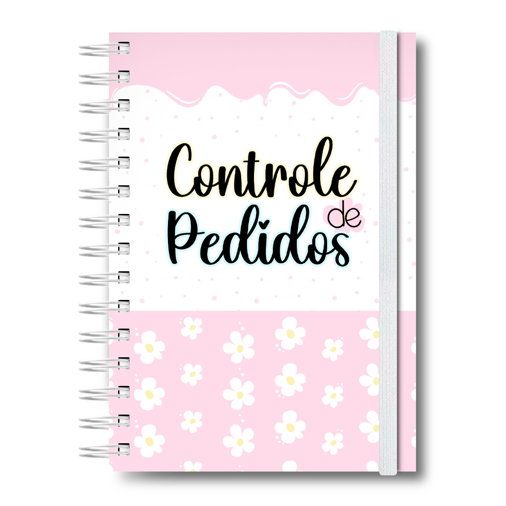 Caderno Controle de Pedidos Caderneta Anotações Pedidos Empresa Capa