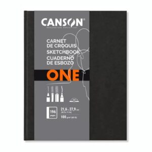 Caderno One Art Book Canson A4 98 Folhas 100g Sketchbook Artístico