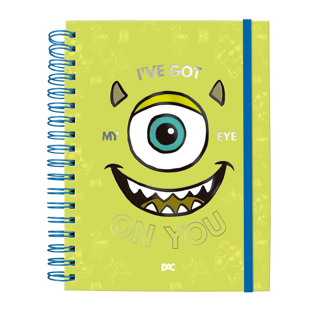 Caderno Smart Colegial 10 Matérias Monstros SA Dac