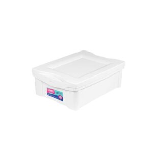 Caixa Organizadora Plástica Branca 13,5L Ordene