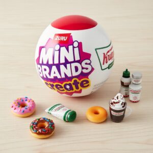 Cápsula Surpresa Zuru Mini Brands Crie Krispy Kreme Kit de Mini