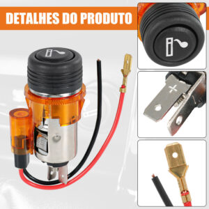 Carregador universal para carro, acendedor tomada de carro, adequado