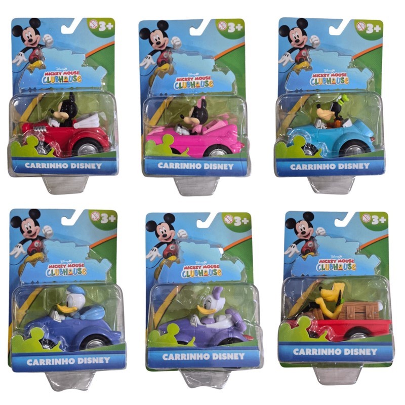 Carrinhos Disney Mickey Mouse a Fricção Brink Center